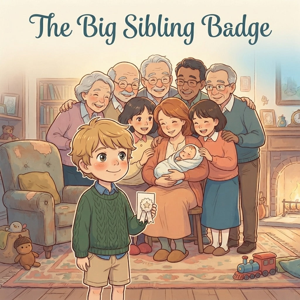 The Big Sibling Badge - Personalized Storybook